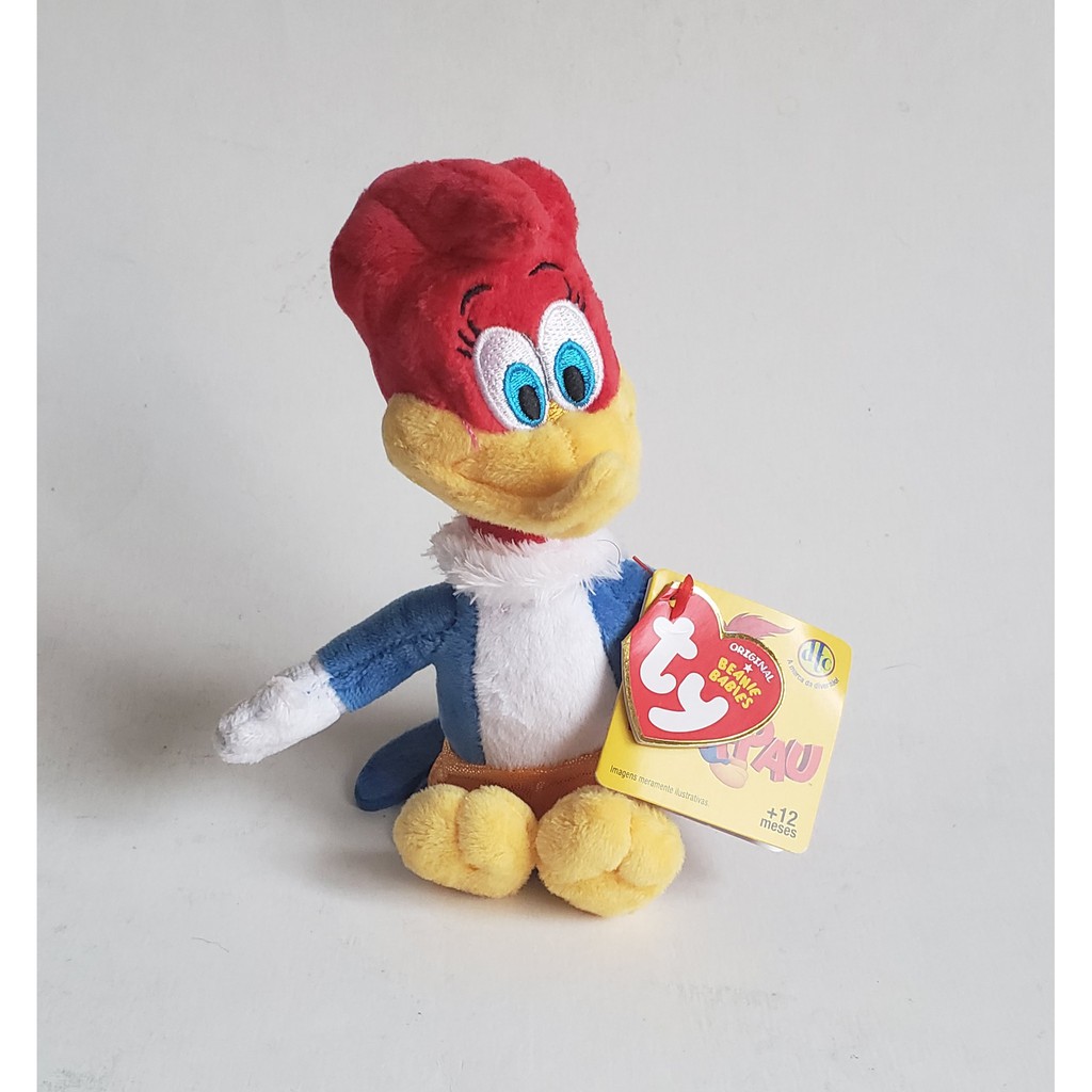 Pelúcia Beanie Babies Pica-pau Ty DTC 18 cm | Shopee Brasil