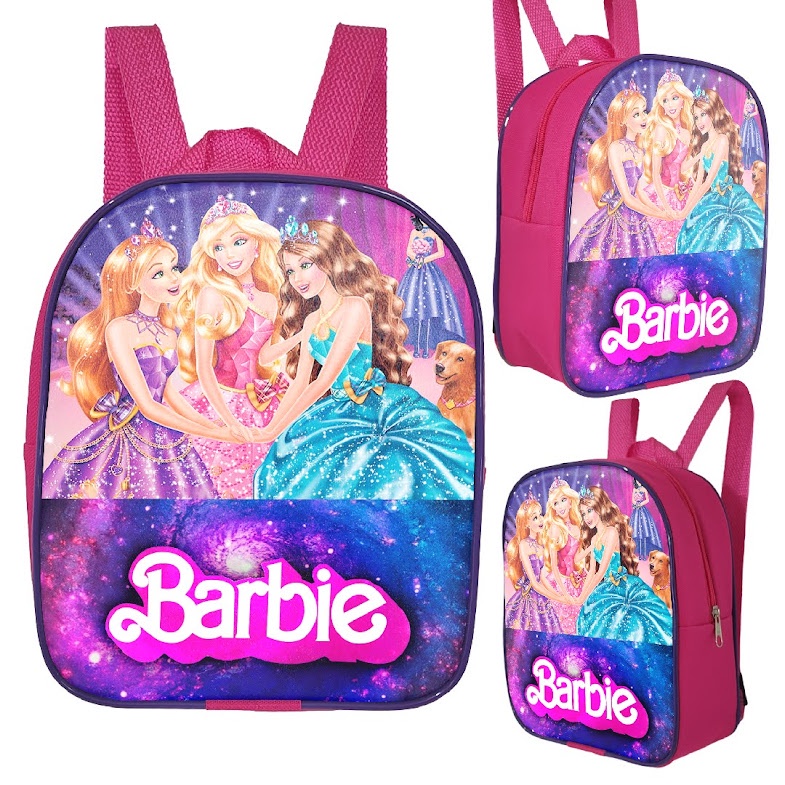 LANCHEIRA TERMICA BARBIE ESCOLA DE PRINCESAS LILÁS REF.61043 SESTINI -  Papelaria Dolly