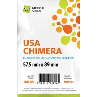 Sleeve Blue Core Chimera 57 x 89 mm - 100 unidades