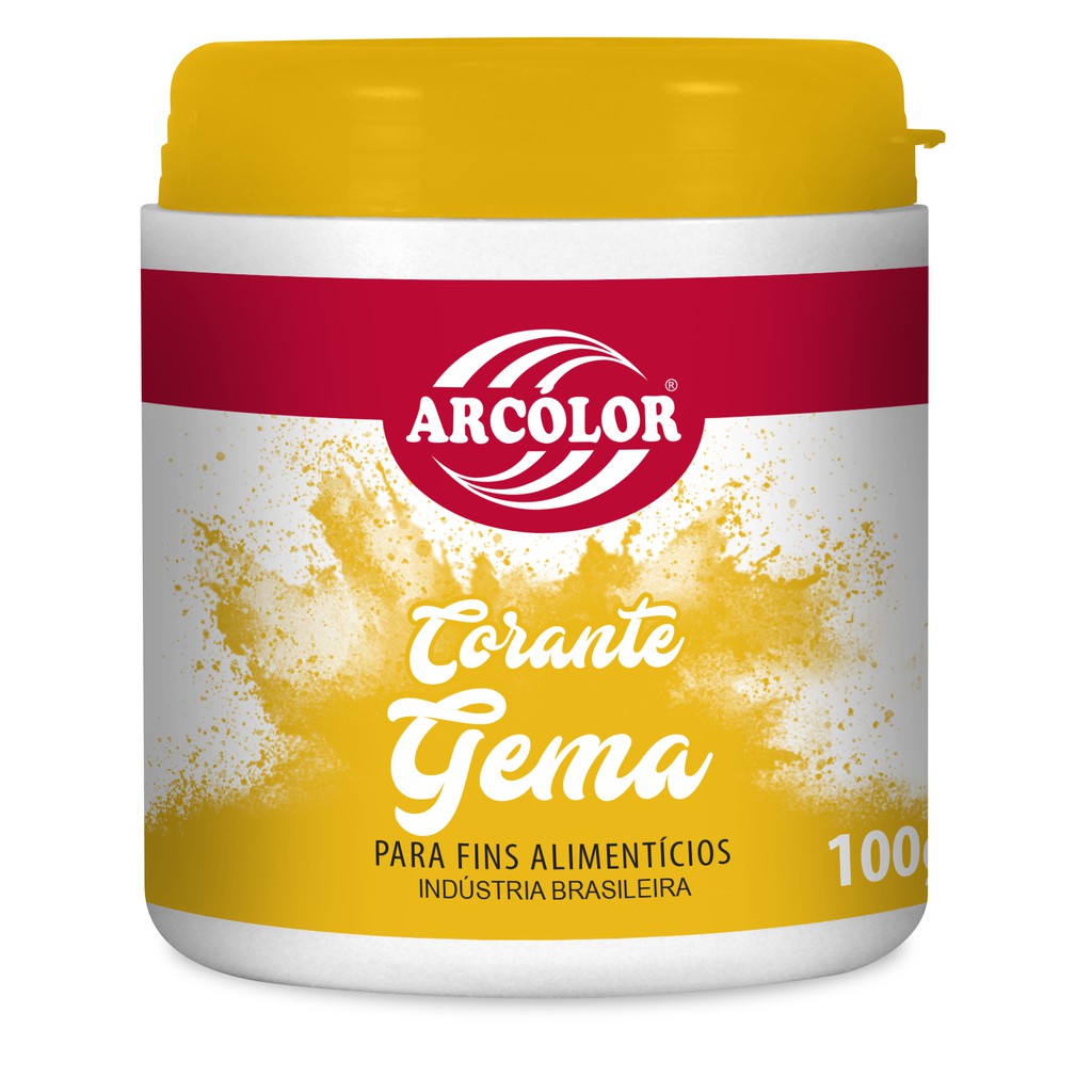 Corante Amarelo Gema 100 gr Arcolor