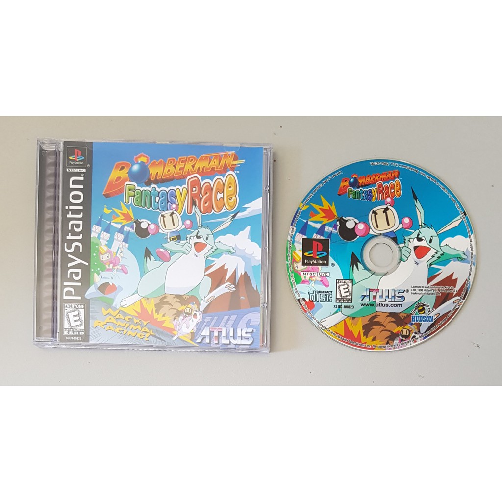PS1 - Bomberman Fantasy Race - Leia a descrição