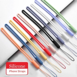 Alças De Pulso Curtas Com Alça De Silicone Líquido Anti-Perda Curta Para Telefone Celular Chaves De Cordão De Anel Corda Suspensa