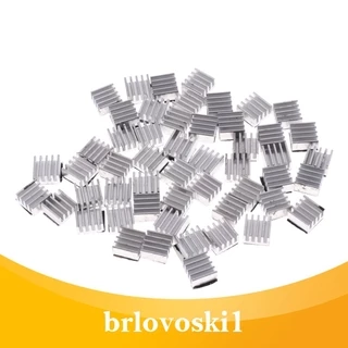 [BRLOVOSKI1] 50pcs/lot Heat Sink Aluminum Fin Mini 8,8 X 5mm