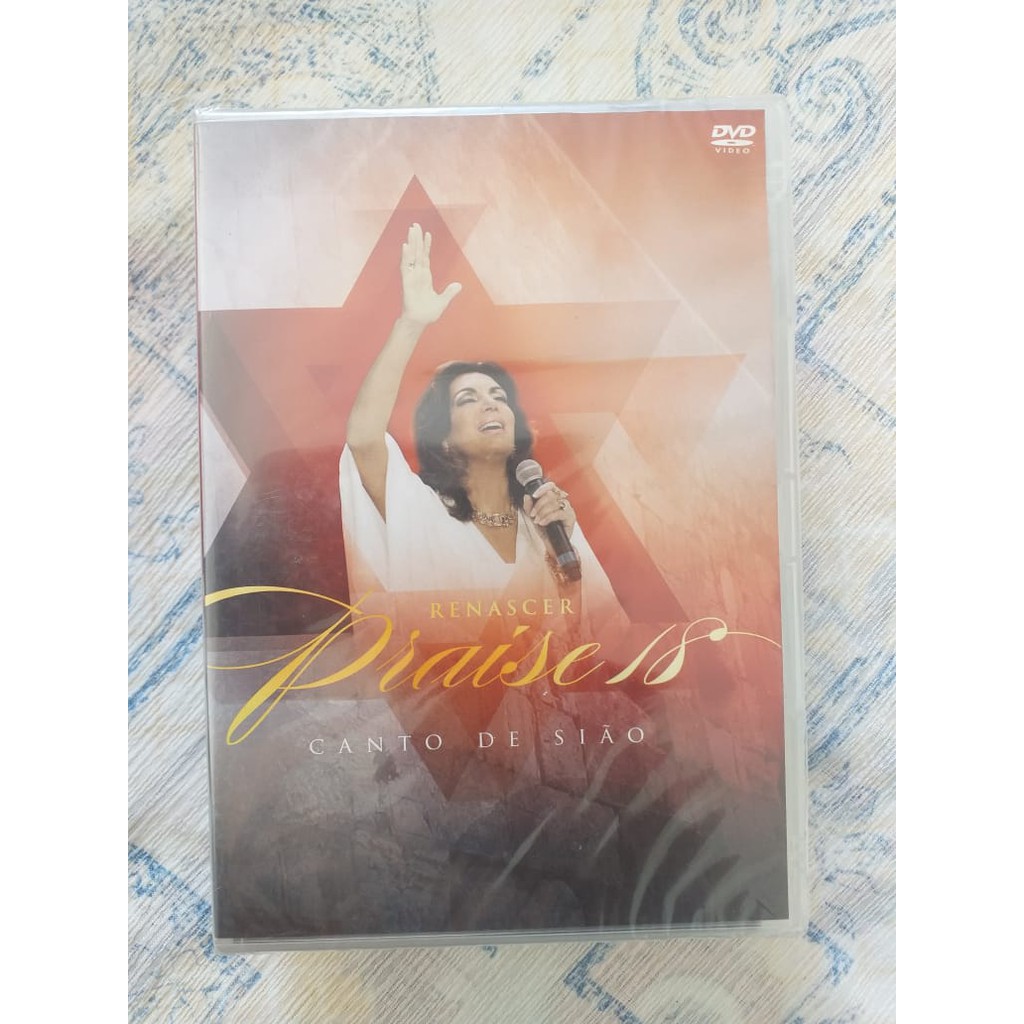 DVD RENASCER PRAISE 18 - CANTO DE SIÃO | Shopee Brasil