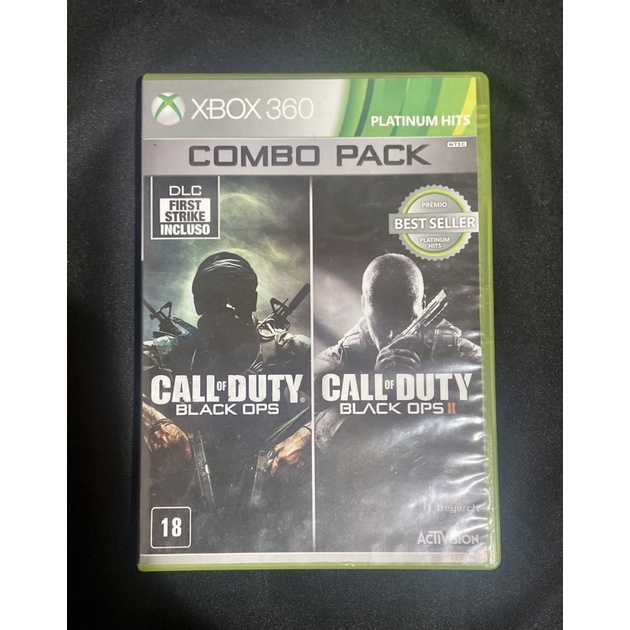 Call of Duty black ops II combo pack com apenas o 2 mídia física ...