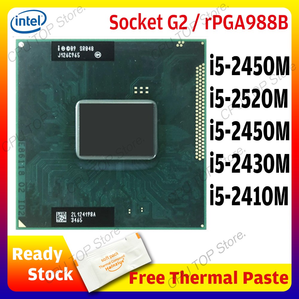 Intel インテル Core i5-2430M デュアルコア モバイル プロセッサー CPU 2.4GHz バルク SR04W 訳あり商品 - CPU
