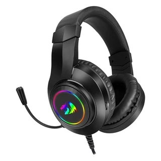 Fone de Ouvido Headset Gaming Redragon Hylas H260RGB com Microfone e Iluminação RGB - Original