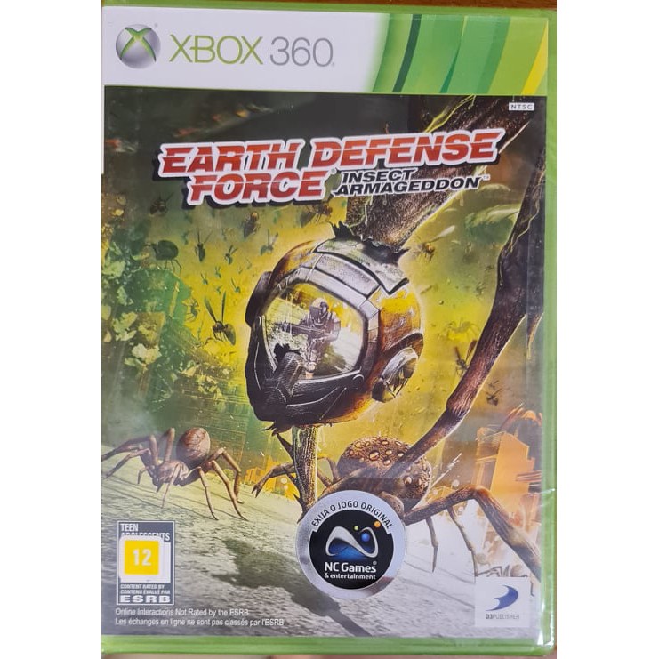 (未使用･未開封品)　EARTH DEFENSE FORCE:INSECT ARMAGEDDON  Xbox360 プラチナコレクション p1m72rm Earth Defense Force Insect Armageddon XBOX 360 - Original mídia