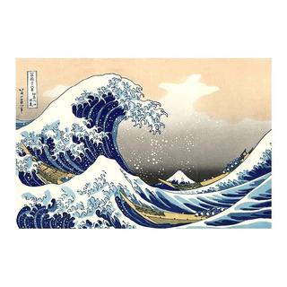 Quadro Hokusai A Grande Onda De Kanagawa Oriental