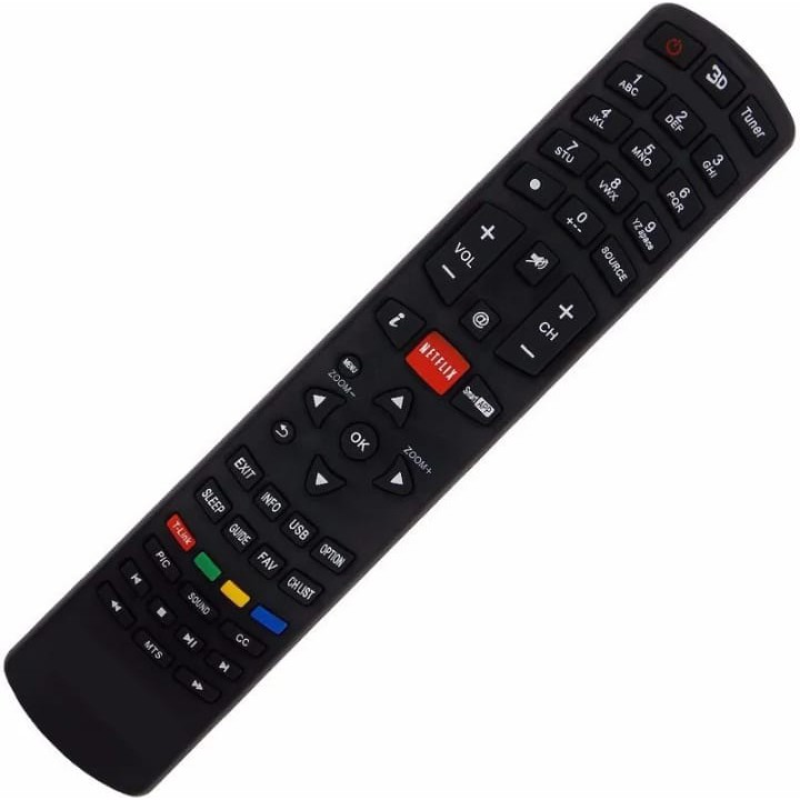 Controle Remoto Tv Led 3d Philco Rc3100l03 Função Netflix