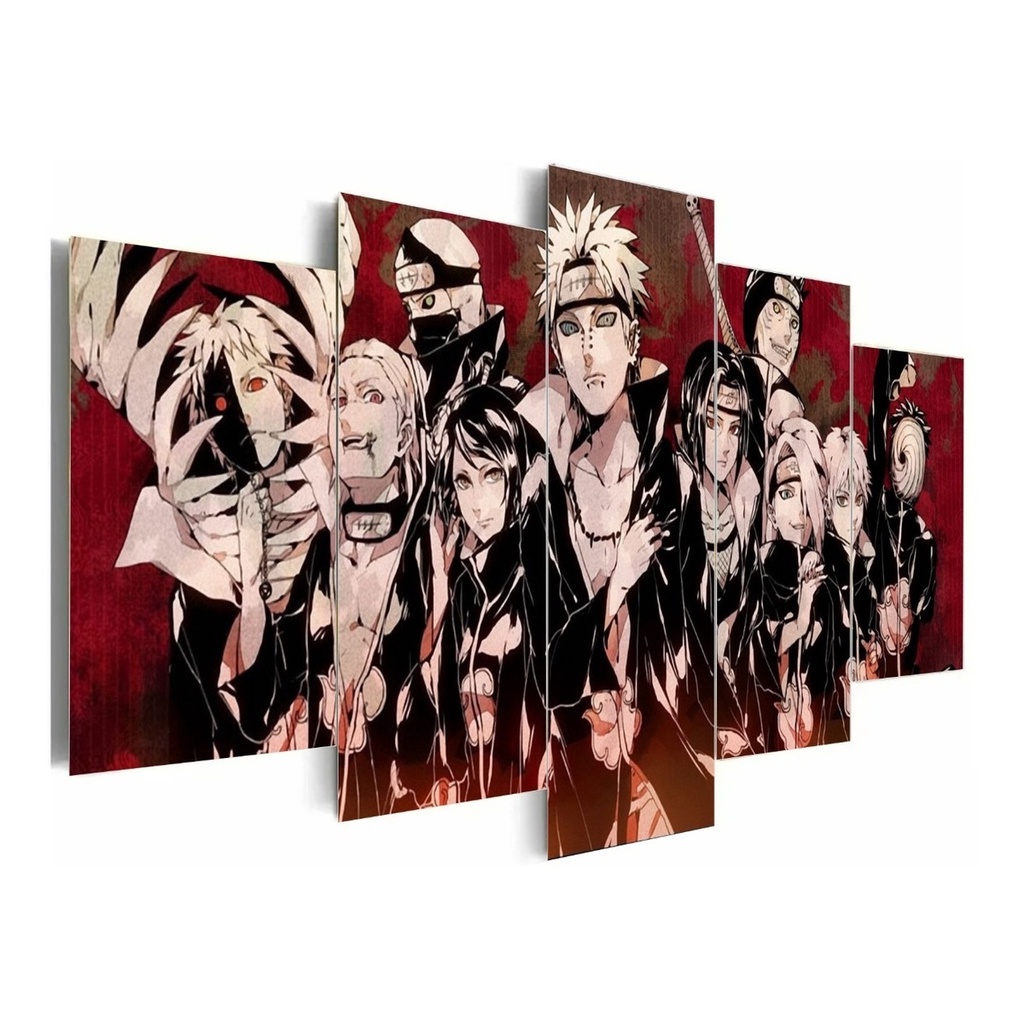 Quadro decorativo akatsuki anime naruto 001 deidara