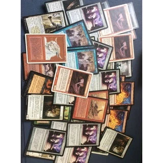 **Lote com 100 cartas - MUITO USADAS (HP/D) - Magic The Gathering - Diversas Coleções