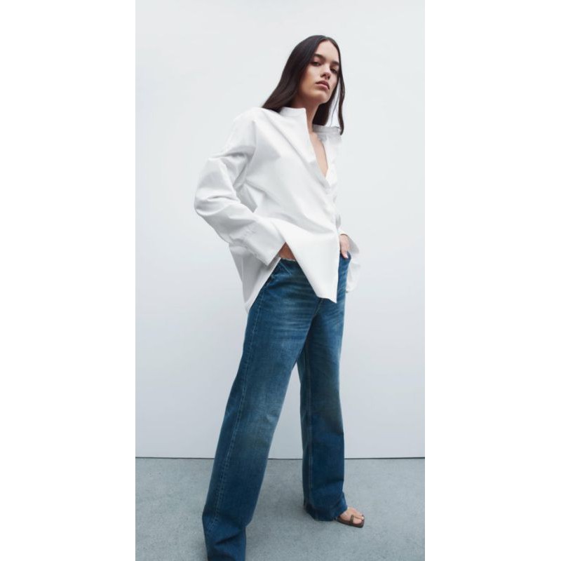 Camisa branca Zara