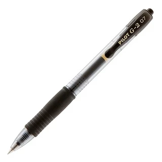 Caneta Pilot Rollerball Gel G-2 - 0.7 Preta