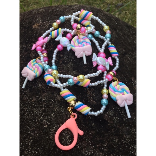 Cordão para chupeta Erê - Pirulito/Marshmellow | Shopee Brasil