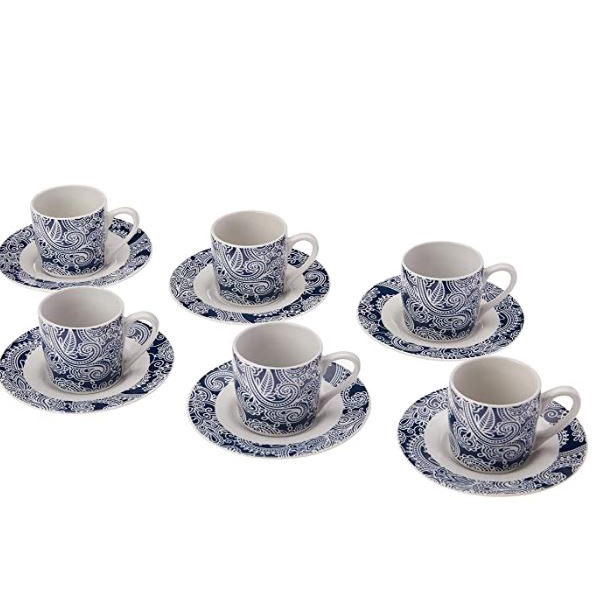 Jogo de Xícaras de Porcelana Para Café Cup Cake - Donna Coisinha Decor