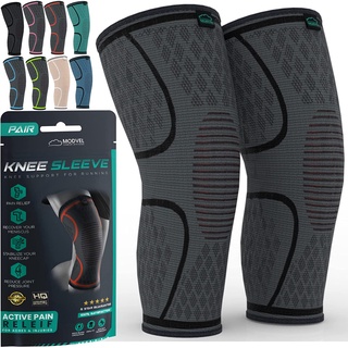 Kit 2 Joelheiras MODVEL Brace | Joelheira De Compressão Para Homem E Mulheres
