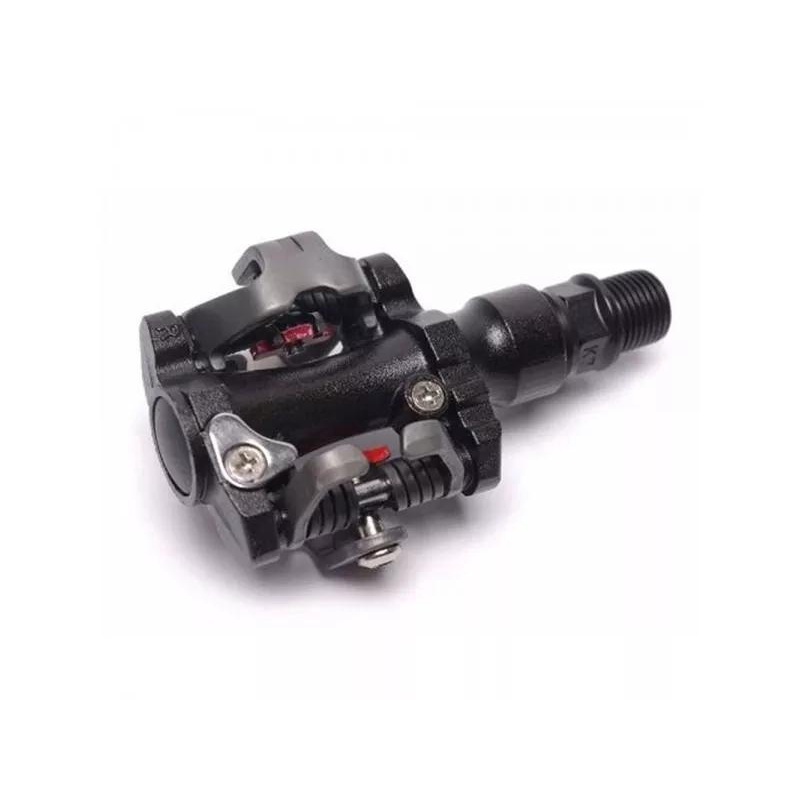 Pedal Clip Mtb Aluminio wellgo 919 Preto 9 16 com tacos inclusos Shopee Brasil