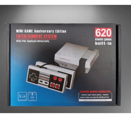 Mini Vídeo Game Console Retro 620 Jogos E 2 Controles - Limão Distribuidora