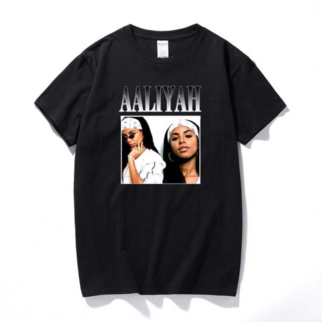 T-shirt Aaliyah Pour Fan - Cadeau Musical Adulte, 100% Coton, Tailles S à 5XL, Couleurs Vives