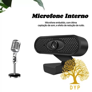 1080P FHD Câmera Webcam Web Com Microfone embutido Para Computador/ Pc Portátil Skype Msn