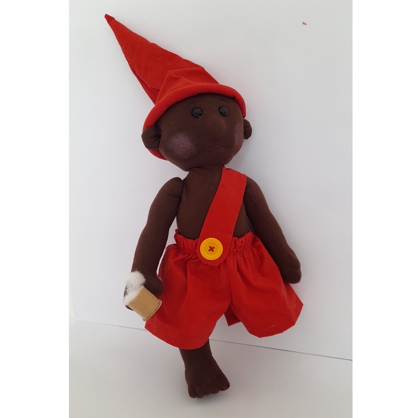 Boneco Saci Pererê Roupa removível | Shopee Brasil