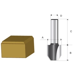 Fresa Combinada Ângulo 23º D-03187 Makita