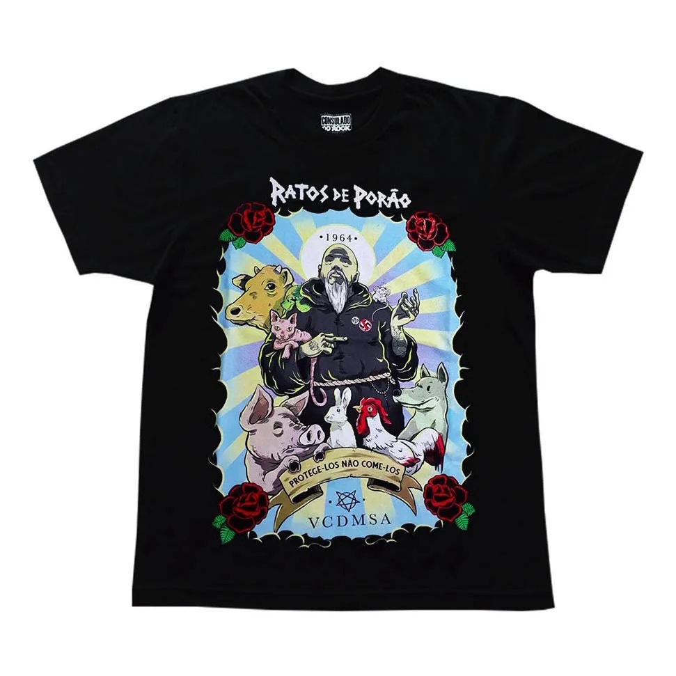 Camiseta Ratos De Porão - Protegê-los Não Comê-los Masculina