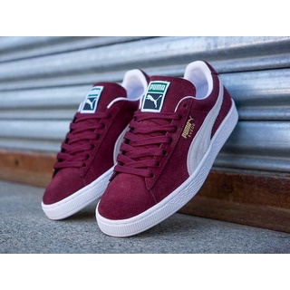 Puma suede bordo sale