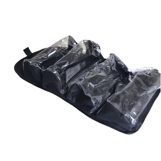 Necessaire organizadora PRETA multifuncional para viagem e casa