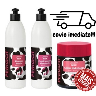 Kit Shampoo + Condicionador + Geléia Hidratante Melancia Pet