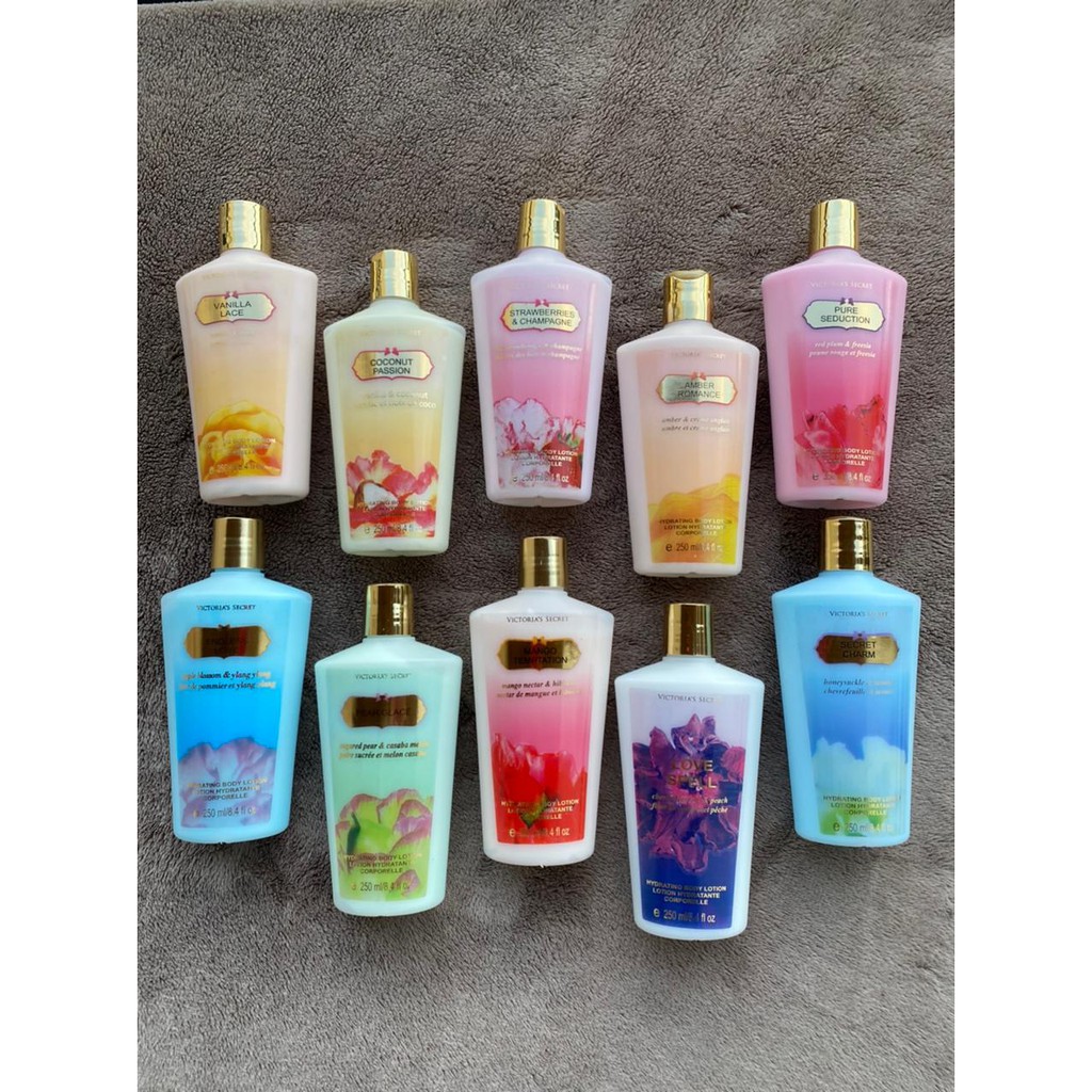 Kit c/ 2 Cremes Hidratantes Victória's Secret 250ml // ESCOLHA AS FRGRÂNCIAS DESEJASAS!!!