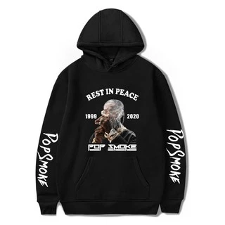 Moletom Canguru Blusa Rapper Cantor Pop Smoke Rap Memoria