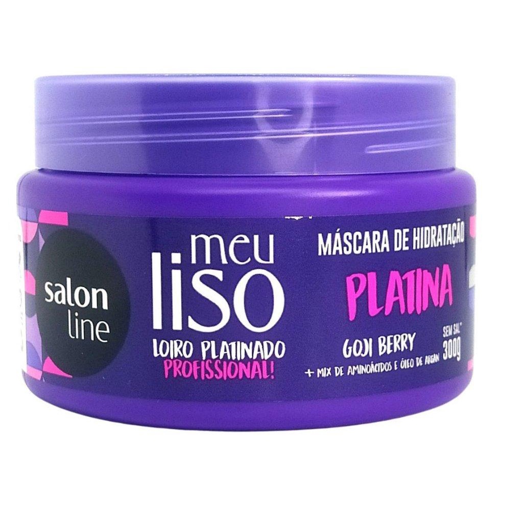 Mascara Salon Line Meu Liso Matizador 300g | Shopee Brasil