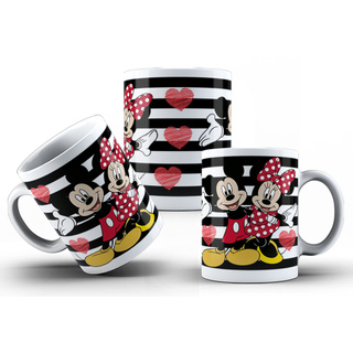 Caneca Mickey e Minnie Desenho