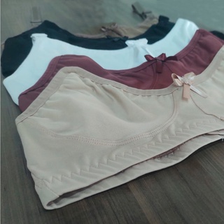 Kit 3 Sutiã Sem Bojo Reforçado liso Lycra Bojado Ótima Sustentação Alça Larga Soutien Premium