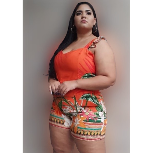 Macaquinho plus size hot sale atacado