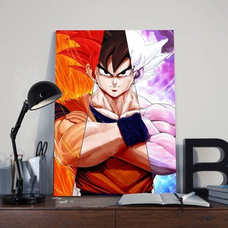 Quadro Decorativo de Dragon Ball - Anime - Goku - Desenho - Decoração -  Placa em MDF 20x30cm
