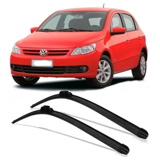 Par Palhetas Limpador Parabrisa Silicone Gol G5 2009 À 2012 (23''/15)