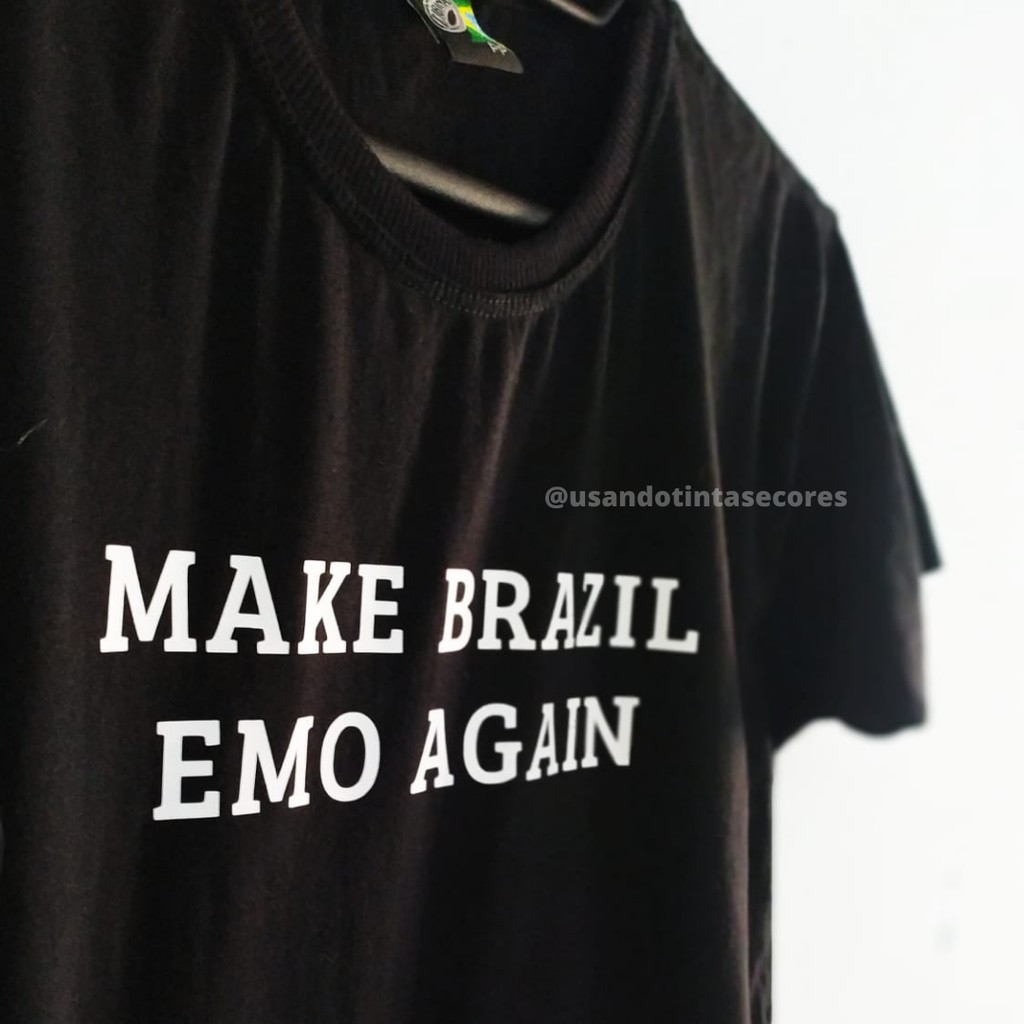 Camiseta Make Brazil Emo Again - Use Bem-te-vi