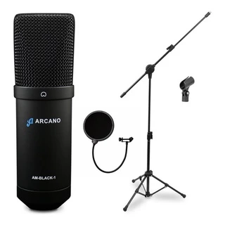 Kit Arcano microfone AM-BLACK-1 + AM-POP + PMV-100-Pac