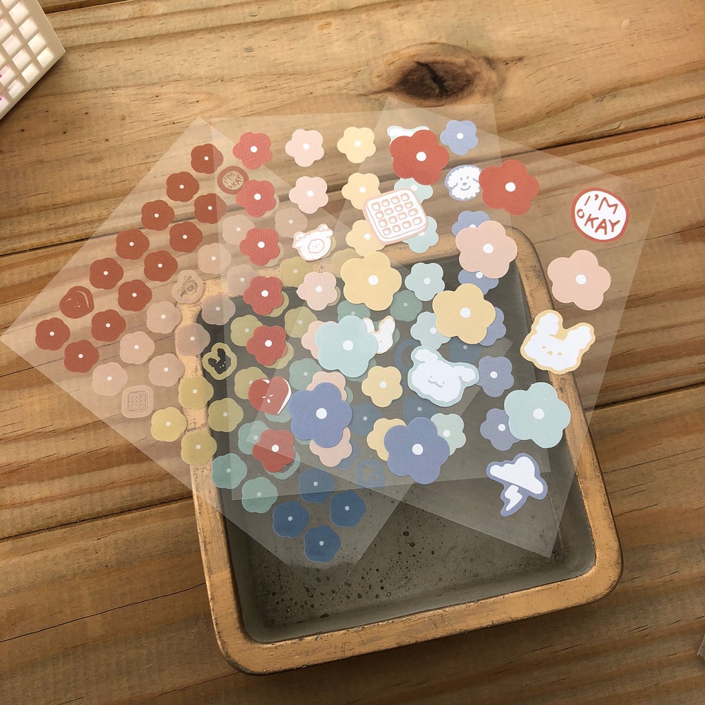 Kit 3 cartelas Color Deco Stickers | Shopee Brasil