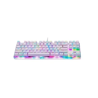 Teclado Gamer Motospeed K87S Usb Branco Switch Rgb