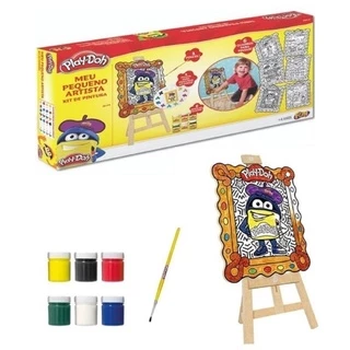 Playdoh Meu Pequeno Artista Kit De Pintura Infantil 80059 - Fun