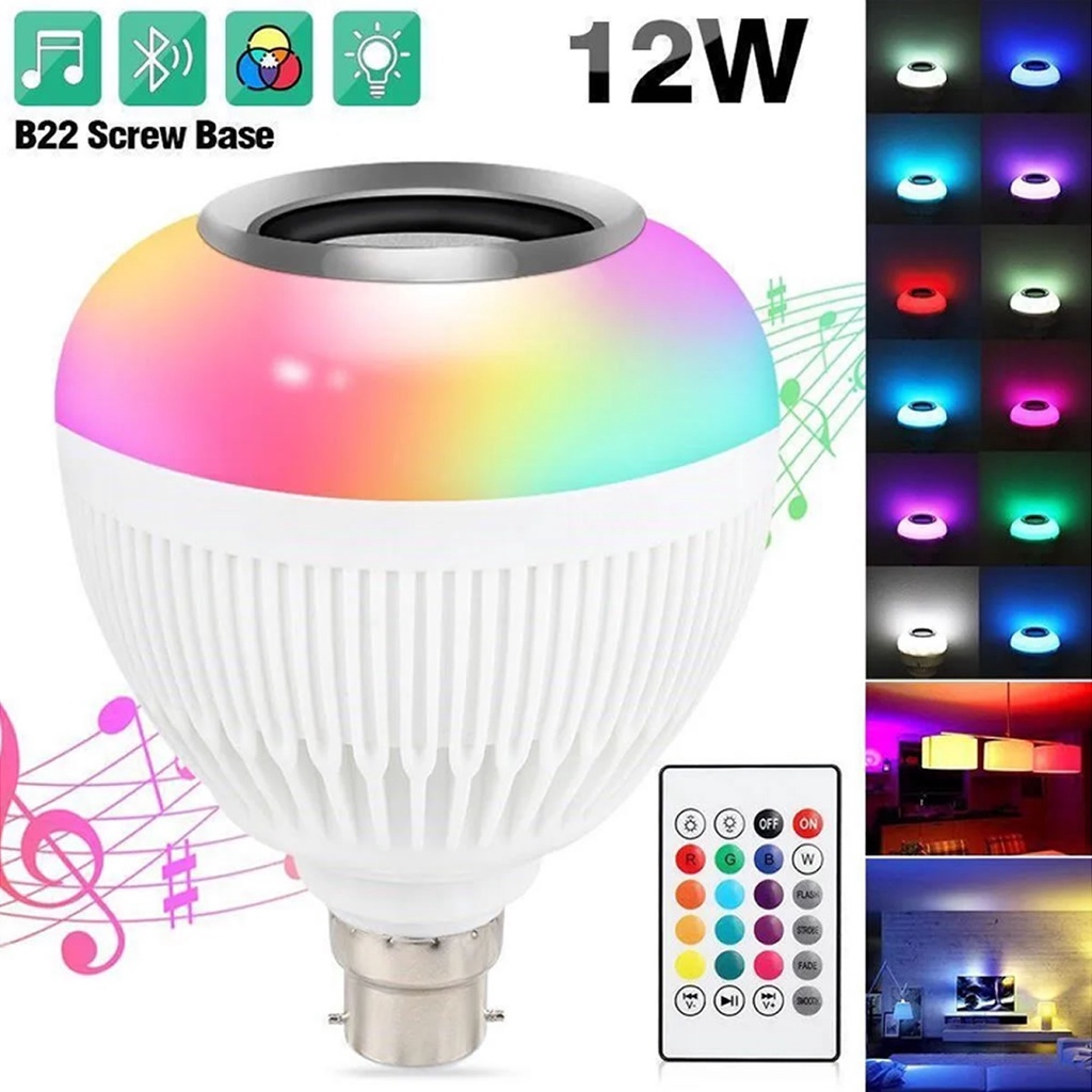 Lâmpada Divertida Led Toca músicas Bluetooth - Music Bulb - Lâmpada  Inteligente - Magazine Luiza