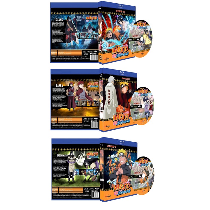 Blu-ray Box Naruto Clássico - Completo + Filmes E Ovas.