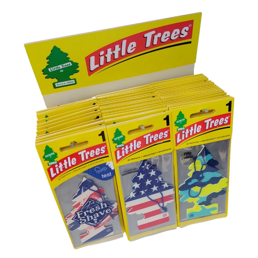 Expositor De Aromatizantes Little Trees Novo Com 3 Ganchos Escorrega