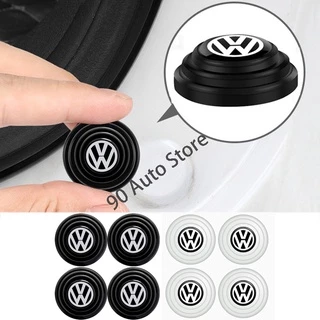 12 Pcs Decalques Da Porta Do Carro De Silicone À Prova De Choque Para Volkswagen Polo Fox Up Golf Gol Voyage Beetle T2 Santana Acessórios