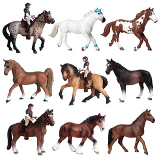 jojofuny 6 Unidades Cavalo De Relógio Miniaturas De Cavalos Brinquedos  Legais Para Cavalos Brinquedos De Cavalos Pequenos Brinquedo Infantil  Plástico