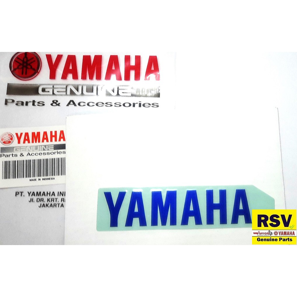 Yamaha R3 Emblema Yamaha cor letra Azul do Paralama Dianteiro Original ...
